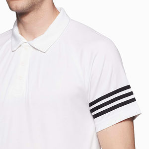 Logo personnalisé imprimé à l'arrière T-Shirt pour hommes unisexe été Fitness 100% coton surdimensionné Vintage Style Polo T-Shirts - Product Image 3