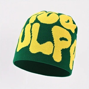 Bonnet en tricot durable pour hommes et femmes, fournisseur, tissu d'hiver à grammage élevé, capacité de production OEM - Product Image 2