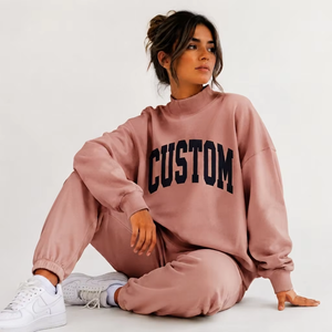 Sweat-shirt oversize en molleton tie-dye à col montant pour femme, en coton de luxe, style streetwear, qualité boutique, personnalisable, marque privée - Product Image 1