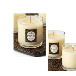 Tarro de vela de cristal hecho a mano con logotipo personalizado para Navidad para el agradecimiento del cliente Celebraciones del bebé Kits de bienestar Noches relajantes - Product Image 6