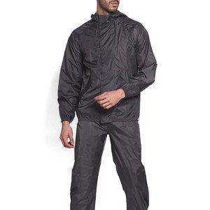 <b>Men</b> Hooded Tracksuit Full Length Lightweight Polyester Casual Sportswear With Side Pockets Regular Fit Spring Wear - Product Image 4
