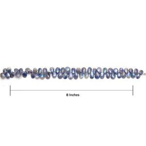 Haute qualité naturel bleu Bio pierre de lune à facettes en forme de poire 8 pouces 7X6-11X7 MM brin de pierres précieuses pour la fabrication de bijoux à bricoler soi-même en gros - Product Image 3