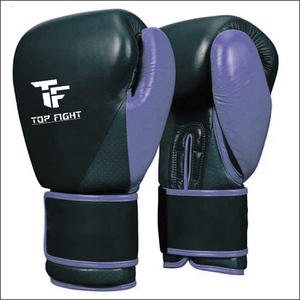 Gants d'entraînement de boxe en cuir de vachette noir pour sac de frappe lourd, kickboxing, sparring et combat - Product Image 5