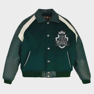 เสื้อแจ็คเก็ตบอมเบอร์สีเขียว Avirex - Product Image 1