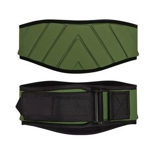 เข็มขัดยกน้ำหนักนีโอพรีนสีเขียวมะกอก สไตล์ยุทธวิธี รองรับหลังตามหลักสรีรศาสตร์ ทนทานด้วยการเย็บเสริมความแข็งแรง เหมาะสำหรับการออกกำลังกาย - Product Image 1