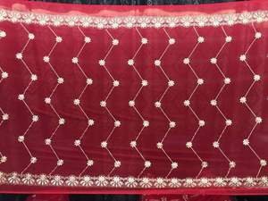 Voile de coton et polyester pour femme, châle hijab floral avec broderie de strass dorés, léger et respirant, idéal pour l'été et le quotidien, vente en gros - Product Image 2