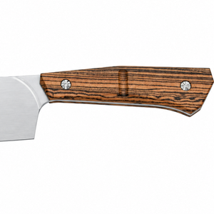 Couteaux de cuisine faits à la main avec manche en bois, lame large en acier inoxydable, couteaux de chef professionnels pour la préparation des aliments - Product Image 3
