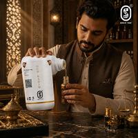 Huile parfumée Oud Kadim Tea, format standard 100g, flacon blanc, arôme naturel pour spa, massage et diffuseur domestique