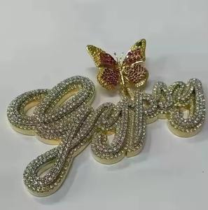 จี้เพชรโมอิสซาไนต์ทรงกลม 4 กะรัต ชุบเงินแท้ 925 พร้อมสลักชื่อตามสั่ง จี้เงินแท้ 925 สำหรับงานปาร์ตี้ - Product Image 4