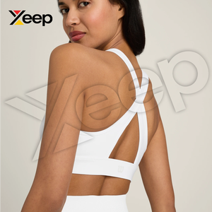 XEEP High Quality Women Sports <b>Bra</b> XC-SB-06 Breathable Adjustable <b>Straps</b> Removable Pads High Support Quick Dry Spandex/Polyester - Product Image 4