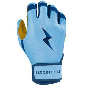 Gants de frappeur de baseball unisexes bleus personnalisés de qualité supérieure en cuir respirant, légers et antidérapants avec fermeture auto-agrippante – Vente en gros - Product Image 4