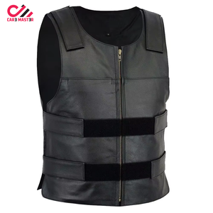 Top Premium Quality Custom Made Blank Customized Leather <b>Vest</b> Vintage Colorful Leather Hot Sale Custom Made Leather <b>Vest</b> Men - Product Image 6