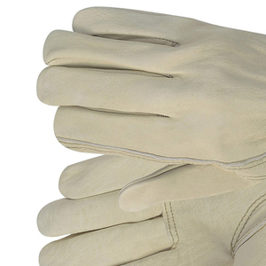 Heavy Duty AB Grade Cow Split Leather No Lining <b>Driver</b> Safety Work <b>Gloves</b> High Quality Comfortable Industrial Driving <b>Gloves</b> - Product Image 5