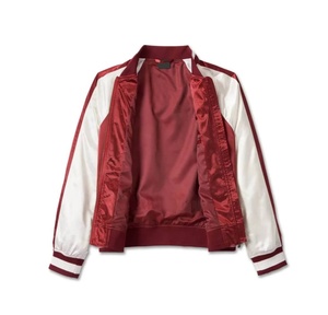 Custom Men College <b>Jacket</b> Embroidered Satin <b>Baseball</b> <b>Jacket</b> <b>Bomber</b> High Quality Wholesale Satin <b>Jacket</b> - Product Image 3