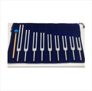 Nuevas Diapasones de Acero Inoxidable Sin Peso con Caja de Almacenamiento de Madera, Reutilizables para Sanación de Chakras, Todas las Frecuencias - Product Image 6