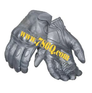 Guantes tácticos de cuero duro para hombre y mujer, manoplas de nudillos resistentes al corte, anticorte - Product Image 1