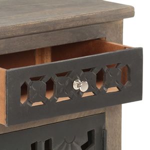 Comodino in legno massello di Mango 15.7 \ "x11.8 \" x19.7 \ "eleganti comodini - Product Image 4