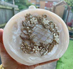 Sac à main en résine pour femme, pochette de soirée, sac à main de créateur - Product Image 2