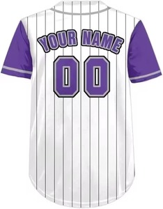 Uniforme de Béisbol Personalizado para Hombre, Talla Grande, Cuello en V, Manga Corta, Verano, con Paneles de Color en Contraste, Alta Durabilidad, Resistente a Desgarros - Product Image 3