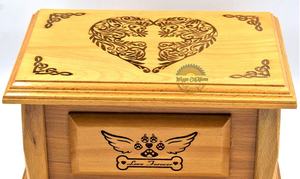 Urne en bois de vente chaude, urnes professionnelles en bois pour les cendres humaines adultes, urnes funéraires parfaites pour les maisons funéraires par AYAANS - Product Image 2