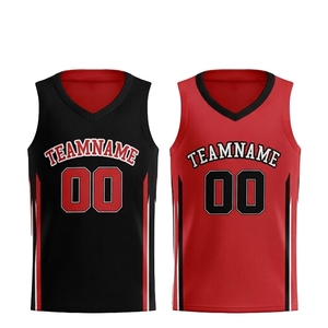 เสื้อบาสเก็ตบอลแบบกลับด้านได้ ปรับแต่งได้ 100% โพลีเอสเตอร์ ราคาถูก ระบายอากาศได้ดี ชุดยูนิฟอร์มกีฬาฝึกซ้อม - Product Image 5