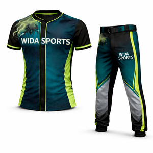 Hot Sale Sublimated Breathable Plus Size Softball Uniform Set Custom Jersey Pants High Quality Sportswear OEM ODM Bulk Supplier - Product Image 1