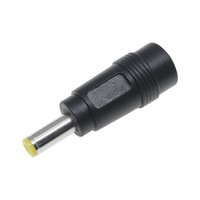 Vente directe usine Adaptateur de courant CC à corps en PVC, plaqué nickel laiton, 5.5x2.1mm vers 4.8x1.7mm mâle, 24V 2A, Computace ZSA5010