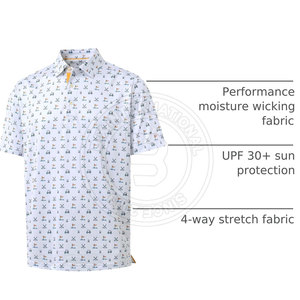 Ropa Deportiva Profesional, Camisetas de Polo de Golf para Jóvenes con Tela de Secado Rápido, Sensación Suave y Rendimiento Atlético Cómodo - Product Image 4