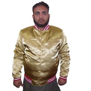 Custom Embroidery <b>Letter</b> Patches Vintage 3D Embroidery Satin Varsity <b>Jacket</b> High Quality 100% Polyester Quick Dry Custom <b>Men</b> - Product Image 1