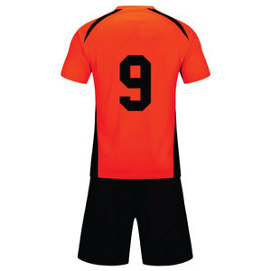 ชุดเสื้อฟุตบอลแบบซับลิเมชั่นสั่งทำพิเศษ INDEX SPORTSWEAR สีขาวไล่เฉดสีส้ม คอกลม แขนสั้น สำหรับผู้ใหญ่ ระบายเหงื่อได้ดี - Product Image 6