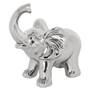 Classic Metal <b>Elephant</b> Statue For Office <b>Table</b> Decoration With Elegant Look And High Quality Strong Metal Material Used - Product Image 1