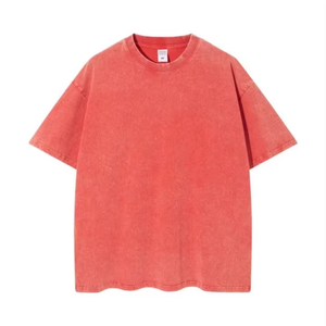 Camiseta Vintage Extra Grande Personalizada para Hombre, Lavada con Logotipo Impreso, Camiseta con Lavado Ácido, Ropa Casual de Calle para Hombre - Product Image 4