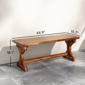 ม้านั่งไม้สำหรับลานบ้าน - Product Image 3