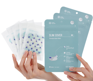 Fabriqué en Corée OEM/ODM - EZ Touch Slim Cover 12mm Ultra Thin Invisible Acne Pimple Patch - Traitement des boutons super transparent en hydrocolloïde - Product Image 1