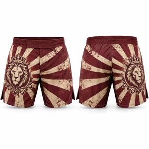 Grappling MMA <b>Shorts</b> Reseller Custom Logo Breathable Construction Customization Team Uniform Textile <b>Tailored</b> Jiu Jitsu Flexible - Product Image 3