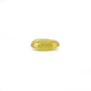 Loose 5.1 Carat Oval Cut Yellow Sapphire Gemstone for Fine Jewelry - Product Image 3