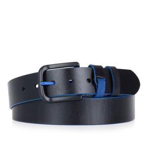 Cartera de Cuero Vacuno Auténtico Negra, Estilo Vintage, Resistente, Personalizable, de Alta Calidad, para Hombre, Uso Casual y de Oficina, Impermeable, con Acero - Product Image 1