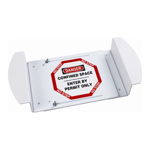 Señal de Prohibido Acceso a Espacios Confinados Brady, para Seguridad Industrial, en PVC o Acero - Product Image 1