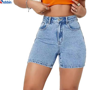 Overoles de Mezclilla para Mujer, Verano, Casuales, de Alta Calidad, Cómodos, Transpirables, Corte Recto, Cintura Alta, Marca BOBBIN INDUSTRIES - Product Image 2