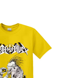 Camiseta de Estilo Punk para Hombre, Manga Corta, Cuello Redondo, Diseños Personalizados, Corte Holgado, 100% Algodón Tejido Transpirable - Product Image 4