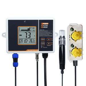 เครื่องควบคุมพีเอชแบบดิจิตอลรีเลย์คู่ชดเชยอุณหภูมิเอาต์พุตค่า pH 4.5-8.5พืชไฮโดรโปนิกส์ในอุดมคติ - Product Image 1