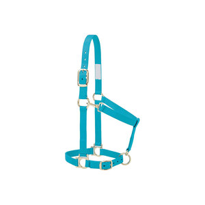 Haltères pour chevaux en nylon durable avec tête de bretelle en cuir rembourrée et douce - Product Image 1
