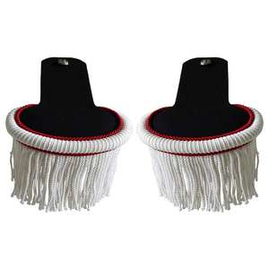 Hombreras de Teatro con Flecos al por Mayor, Hombreras Personalizadas para Teatro, Hombreras OEM con Flecos Metálicos, Accesorio Hecho a Mano - Product Image 2