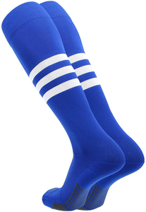 Chaussettes de baseball noires mi-hautes avec rayures rouges et blanches, respirantes, en spandex et polyester, pour adultes, été - Product Image 3