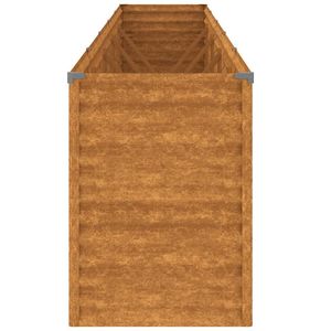 Grandes jardinières et bacs à fleurs durables en acier corten rouillé pour jardin - Product Image 5