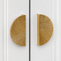 Poignée de meuble en laiton massif, tête de lapin traditionnelle, bouton décoratif pour tiroir, finition dorée, durable, pour cuisine