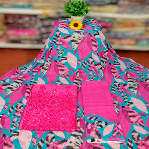 Luxe somalien suisse Dirac impression numérique tissu doux superfin pour les femmes robes de créateurs Collection de vêtements culturels - Product Image 4