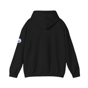 Sweat à capuche noir graphique Alumni en molleton doux, pull à manches longues, vêtement décontracté pour l'hiver - Product Image 3