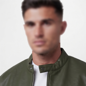 Chaqueta de Motociclista de Cuero Genuino Personalizada de Alta Calidad para Hombre, Chaqueta de Moda con Bolsillo en el Pecho para Hombre - Product Image 6