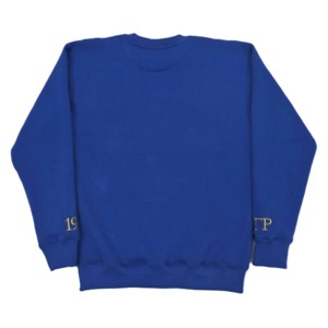 เสื้อสเวตเชิ้ตคอกลมปักลายมหาวิทยาลัยบัตเลอร์ ระบายอากาศได้ดี ทรงปกติ สีน้ำเงิน ผ้าฝ้าย สวมใส่สบาย เหมาะสำหรับฤดูใบไม้ร่วง/ฤดูหนาว ขายส่ง - Product Image 4